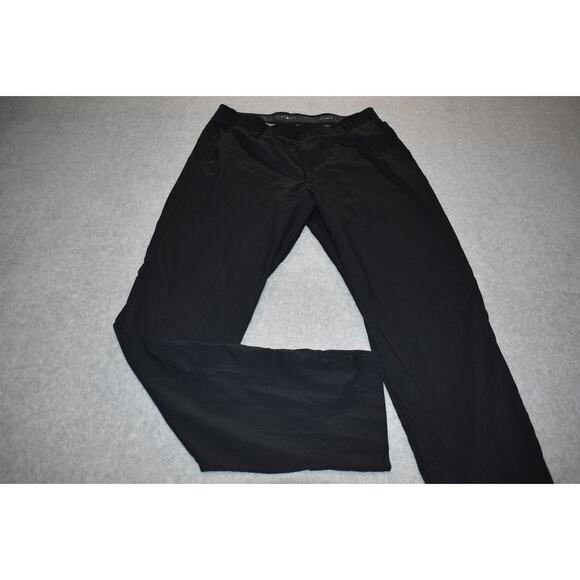 Under Armour Golf Pants Show Down Mens Size 36 x 34 Performance Polyester Black - Picture 1 of 6